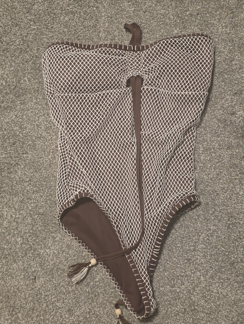 Lucky Brand Strapless Bathing Suit